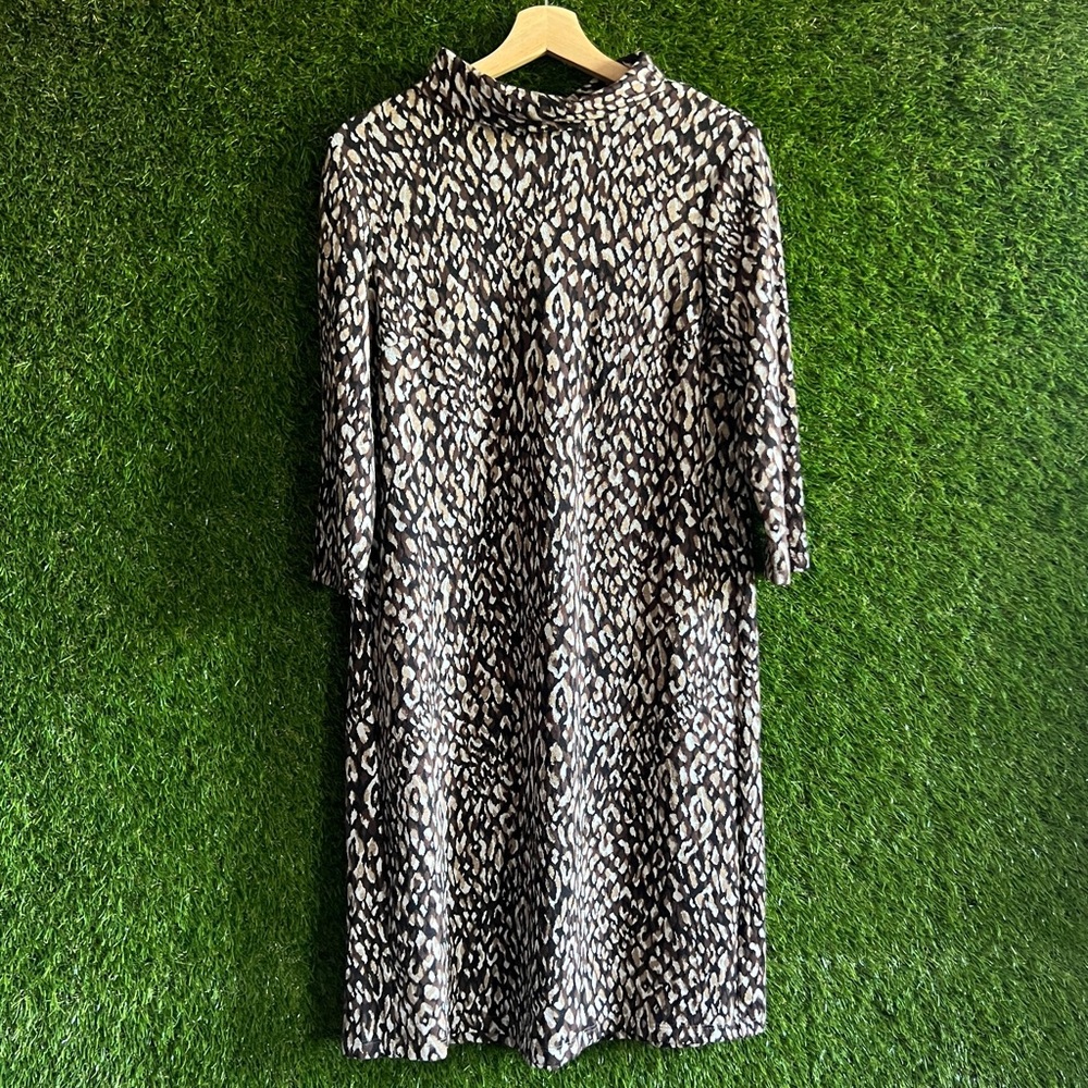 NWT J McLaughlin Sheila Cheetah Shift Dress Leopard Print